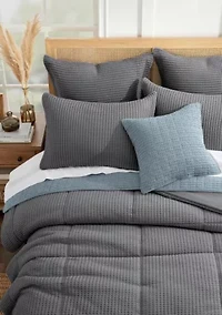 Mills Waffle Comforter Set