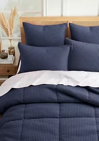 Mills Waffle Comforter Set