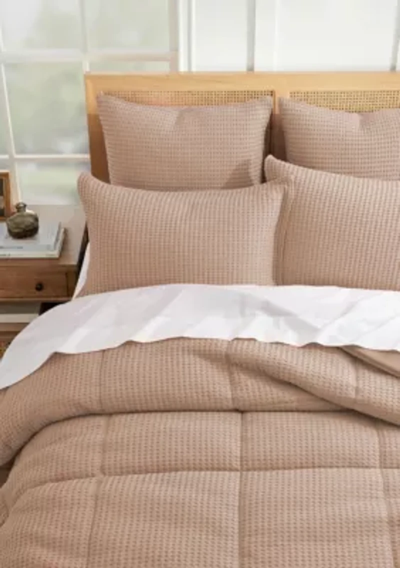 Mills Waffle Comforter Set