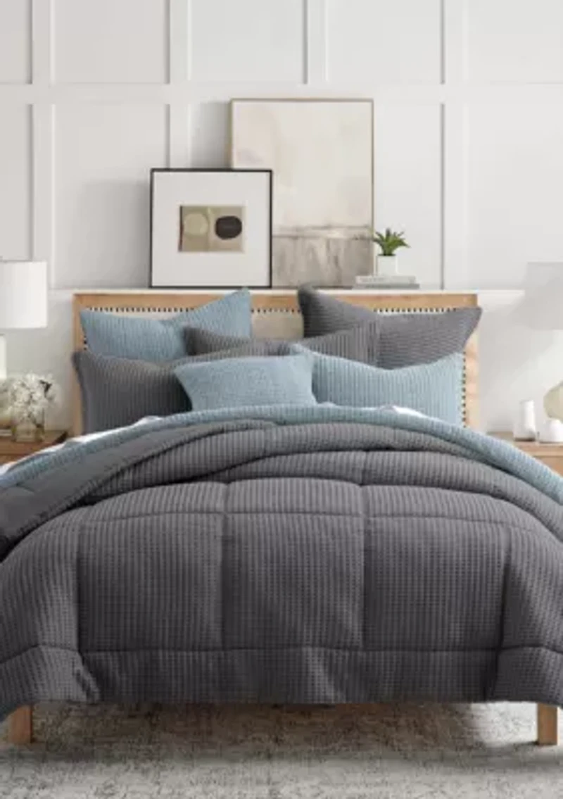 Mills Waffle Comforter Set