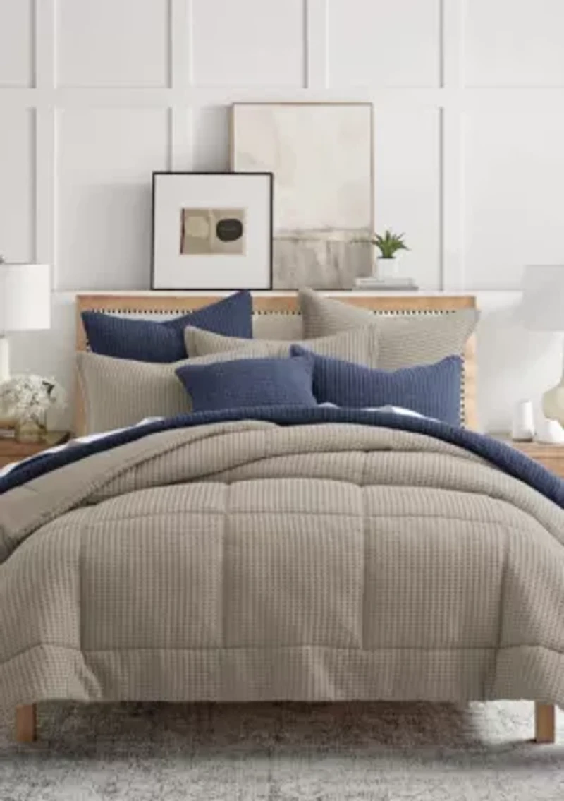 Mills Waffle Comforter Set