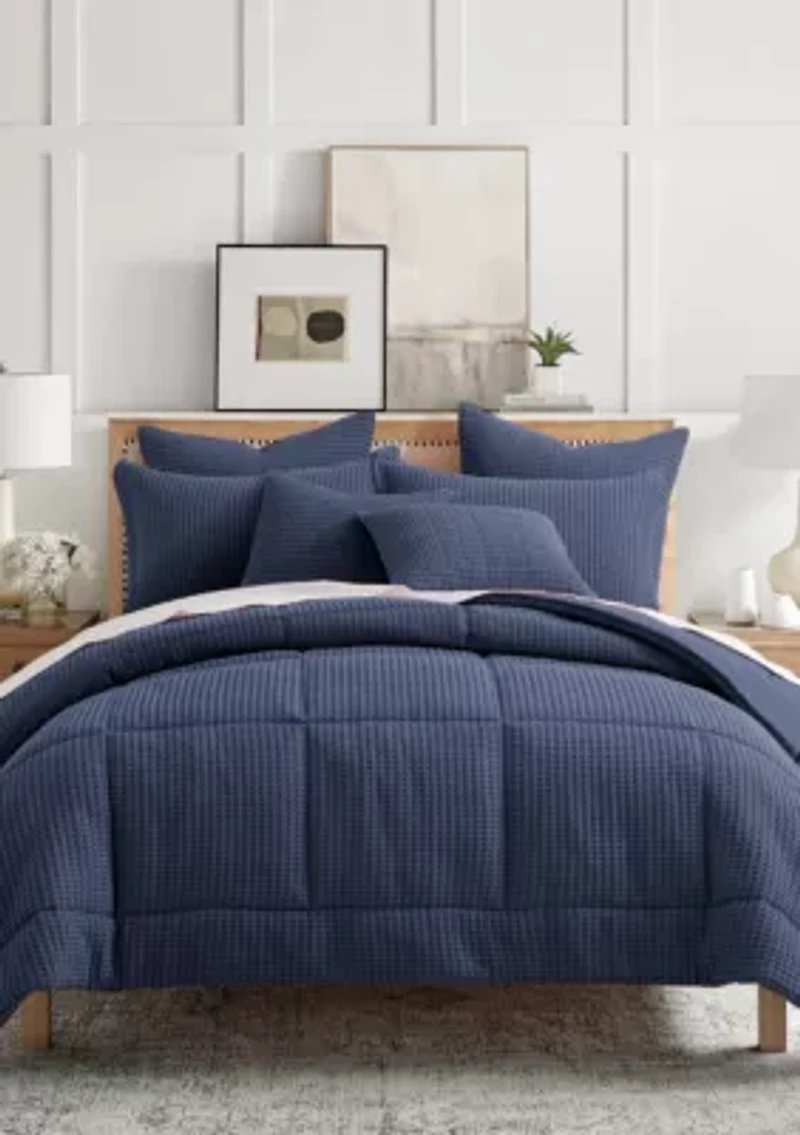 Mills Waffle Comforter Set