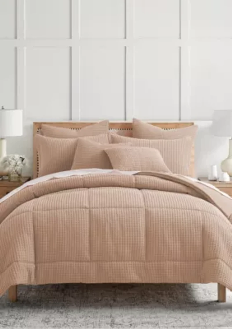 Mills Waffle Comforter Set