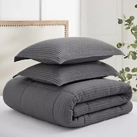 Mills Waffle Comforter Set