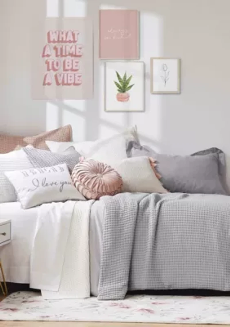 Mills Waffle Duvet Set