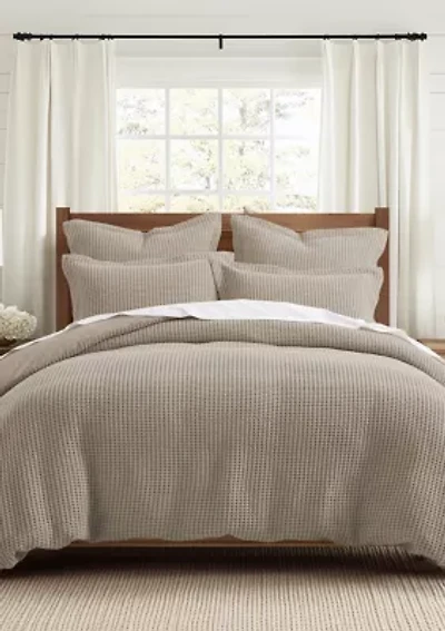 Mills Waffle Duvet Set