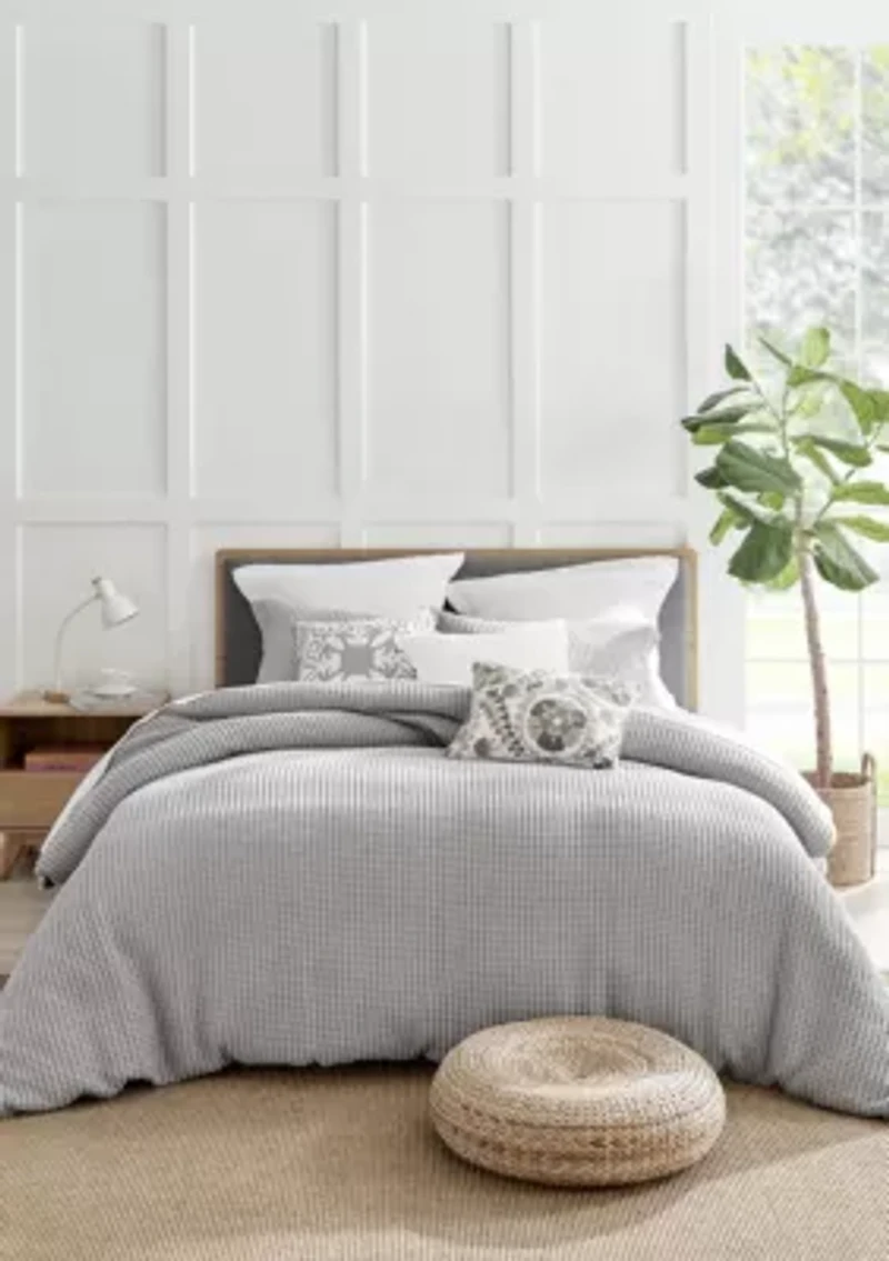 Mills Waffle Duvet Set