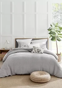 Mills Waffle Duvet Set