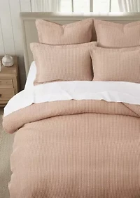 Mills Waffle Duvet Set