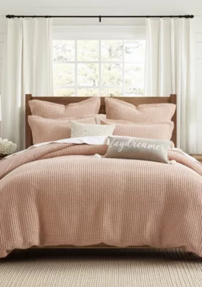 Mills Waffle Duvet Set