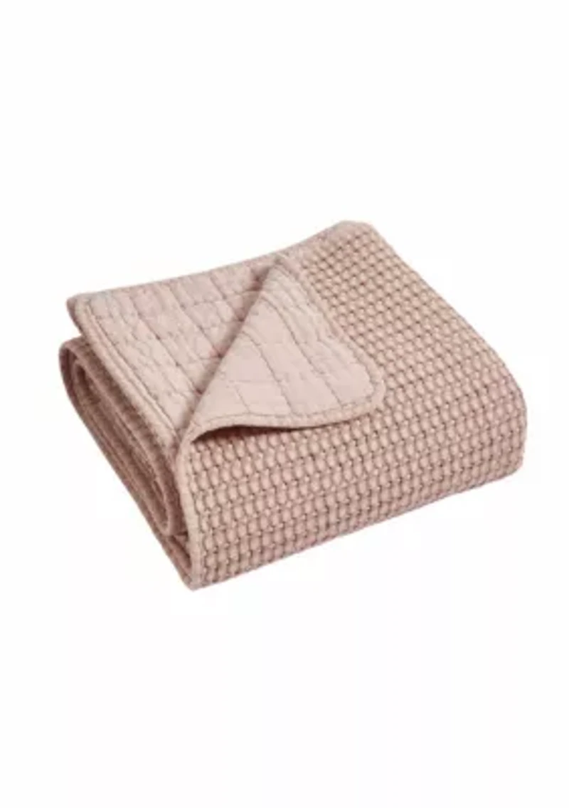 Mills Waffle Quilted Throw