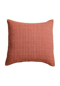 Mills Waffle Square Pillow