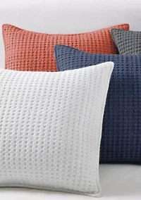 Mills Waffle Decorative Pillow