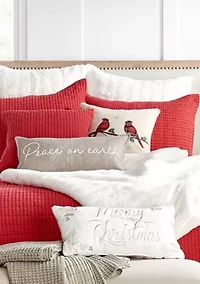 Mills Waffle Decorative Pillow