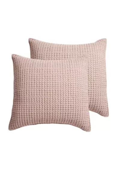 Mills Waffle Euro Shams