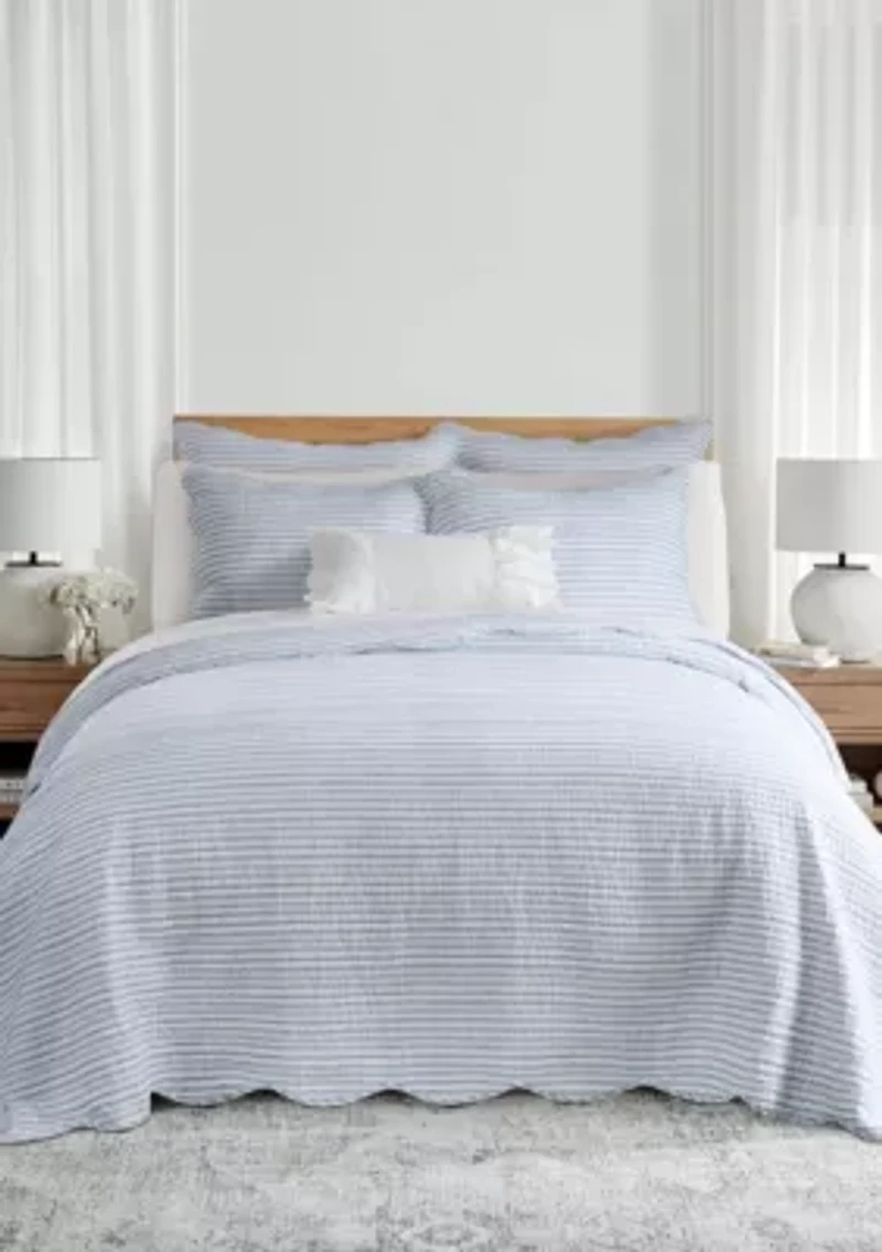 Martha Stripe Bedspread Set