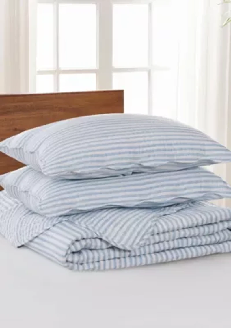 Martha Stripe Bedspread Set