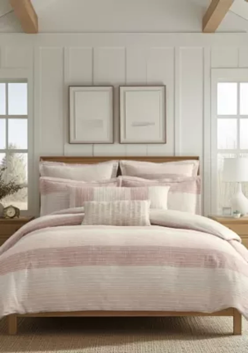 Sand Stripes Euro Sham set of 2