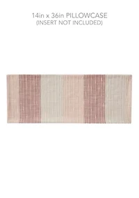 Sand Stripes Lumbar Pillow Cover 14x36
