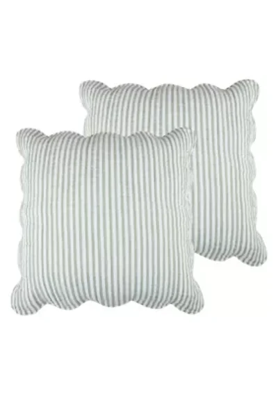 Martha Stripe Euro Sham Set of 2