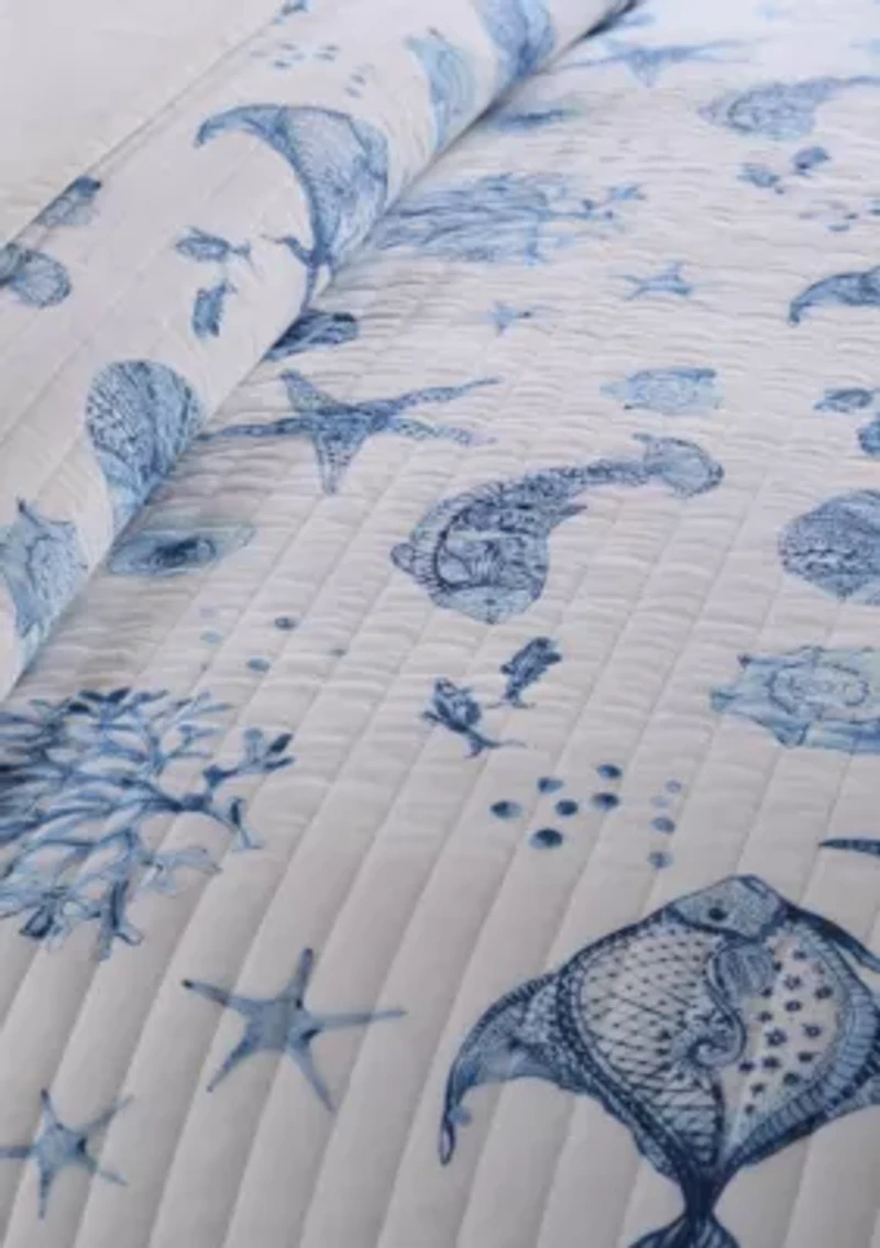Batik Ocean Quilt Set