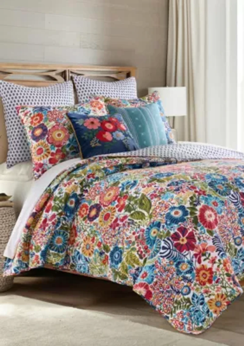 Day/Night Garden Euro Sham Set of 2