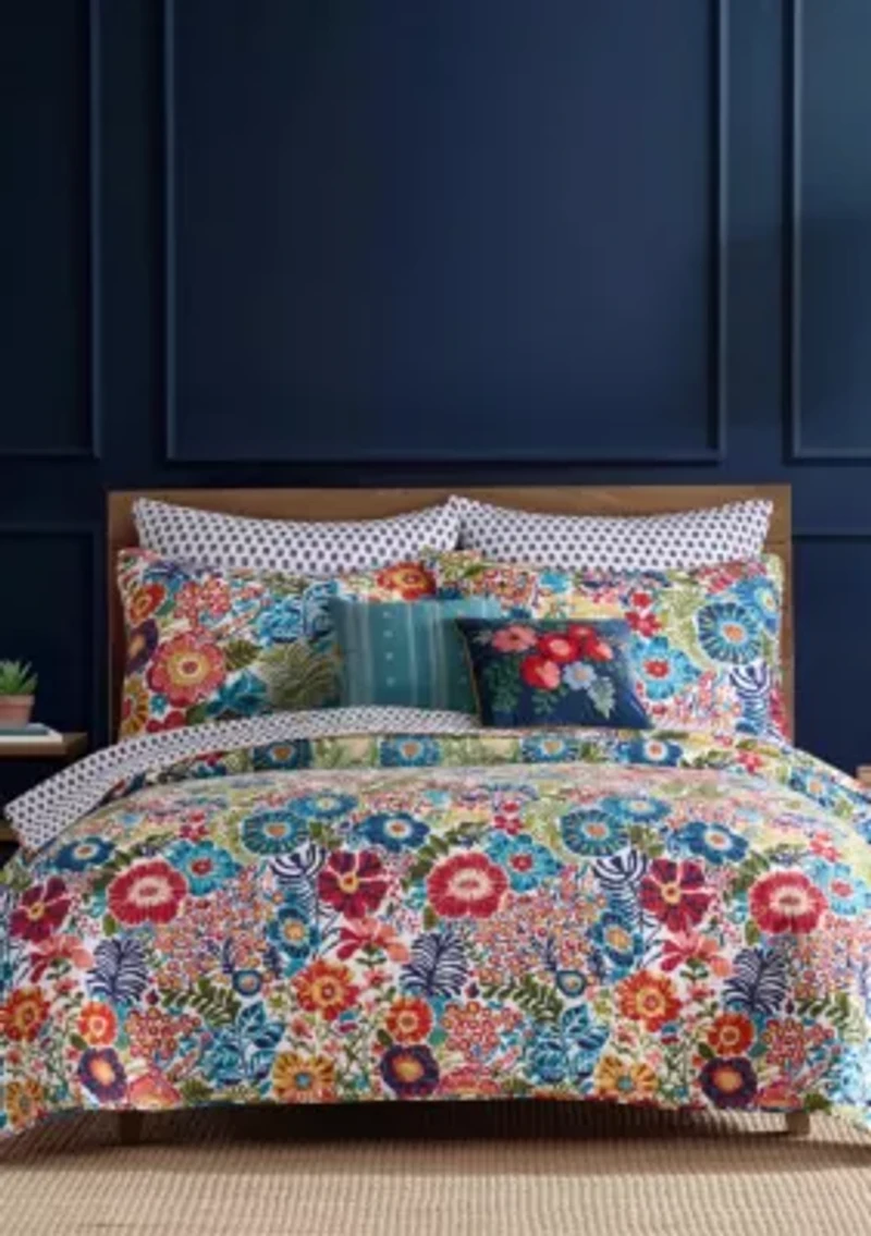 Day/Night Garden Euro Sham Set of 2