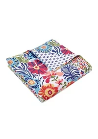 Day/Night Garden Quilted Throw