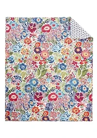 Day/Night Garden Quilted Throw