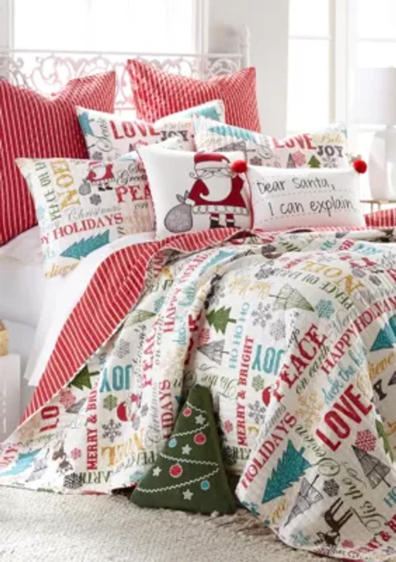 Santa Claus Lane Quilt Set