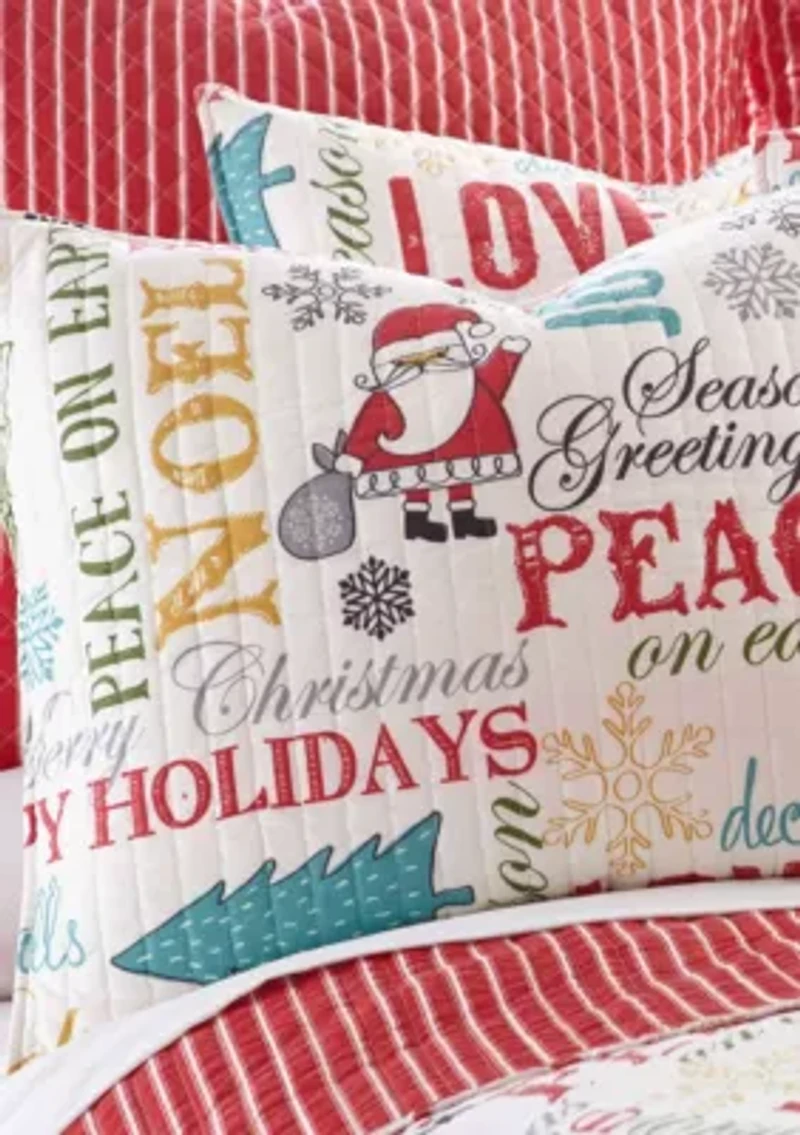 Santa Claus Lane Quilt Set
