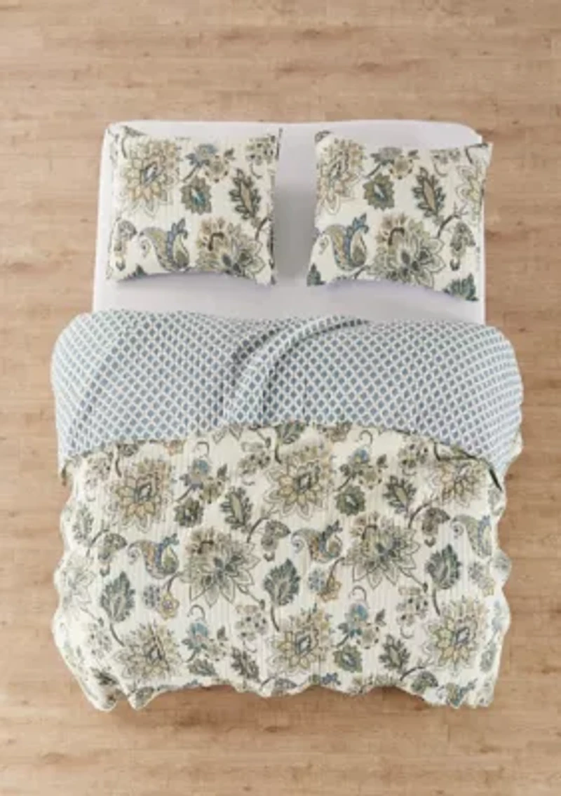 Grey Palladium Quilt Set