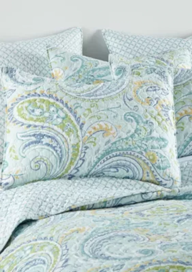 Cortona Paisley Quilt Set