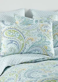 Cortona Paisley Quilt Set