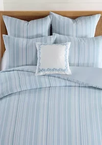 Boracay Stripe Muslin Duvet Cover Set