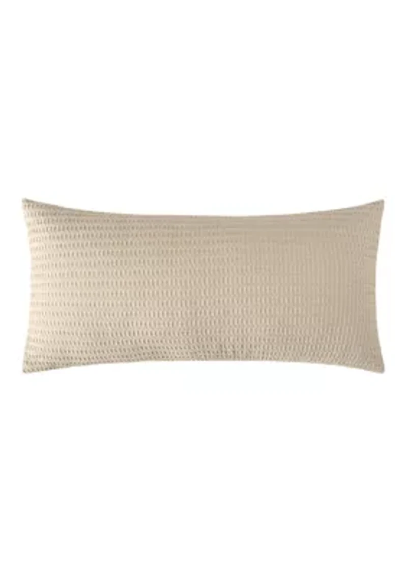 Cloud Waffle Square Pillow