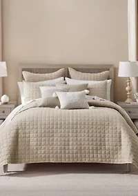 Cloud Waffle Square Pillow