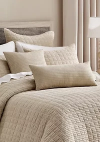 Cloud Waffle Square Pillow