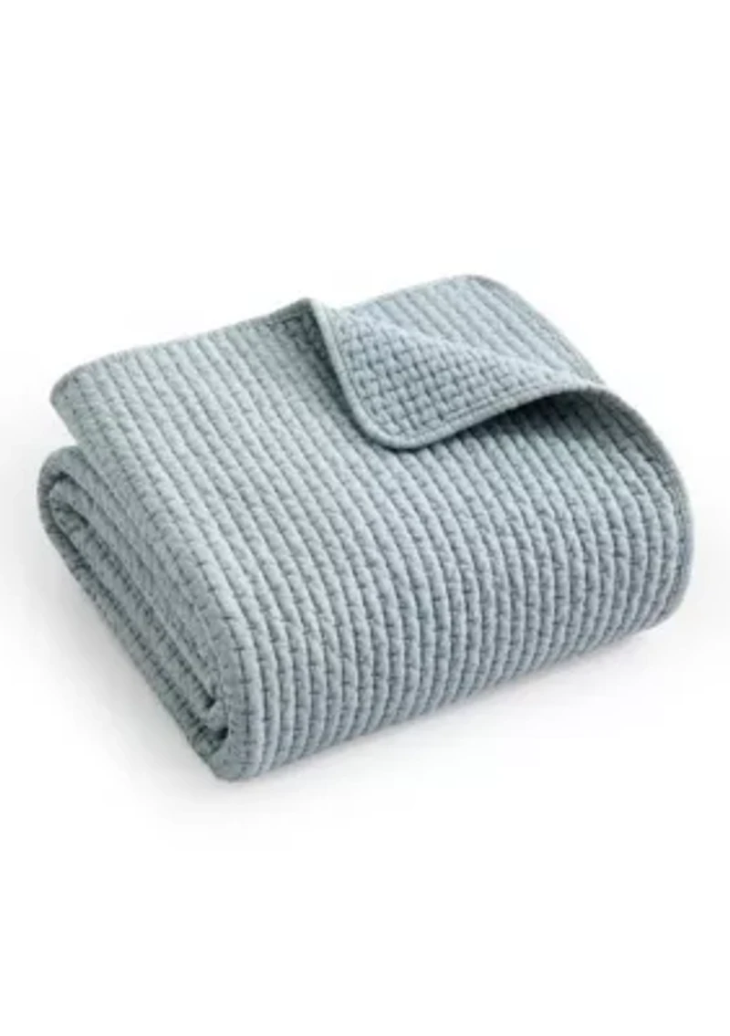 Pick-Stitch Artisan Quilted Throw