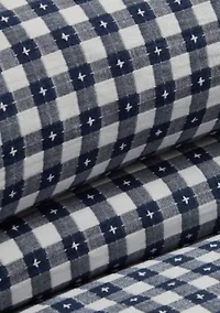 Camden Gingham Stitch Comforter Set