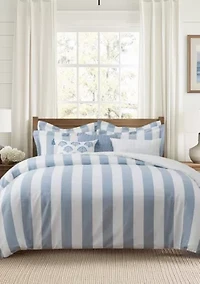 Cabana Woven Stripe Duvet Cover Set