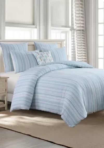 Boracay Stripe Muslin Comforter Set
