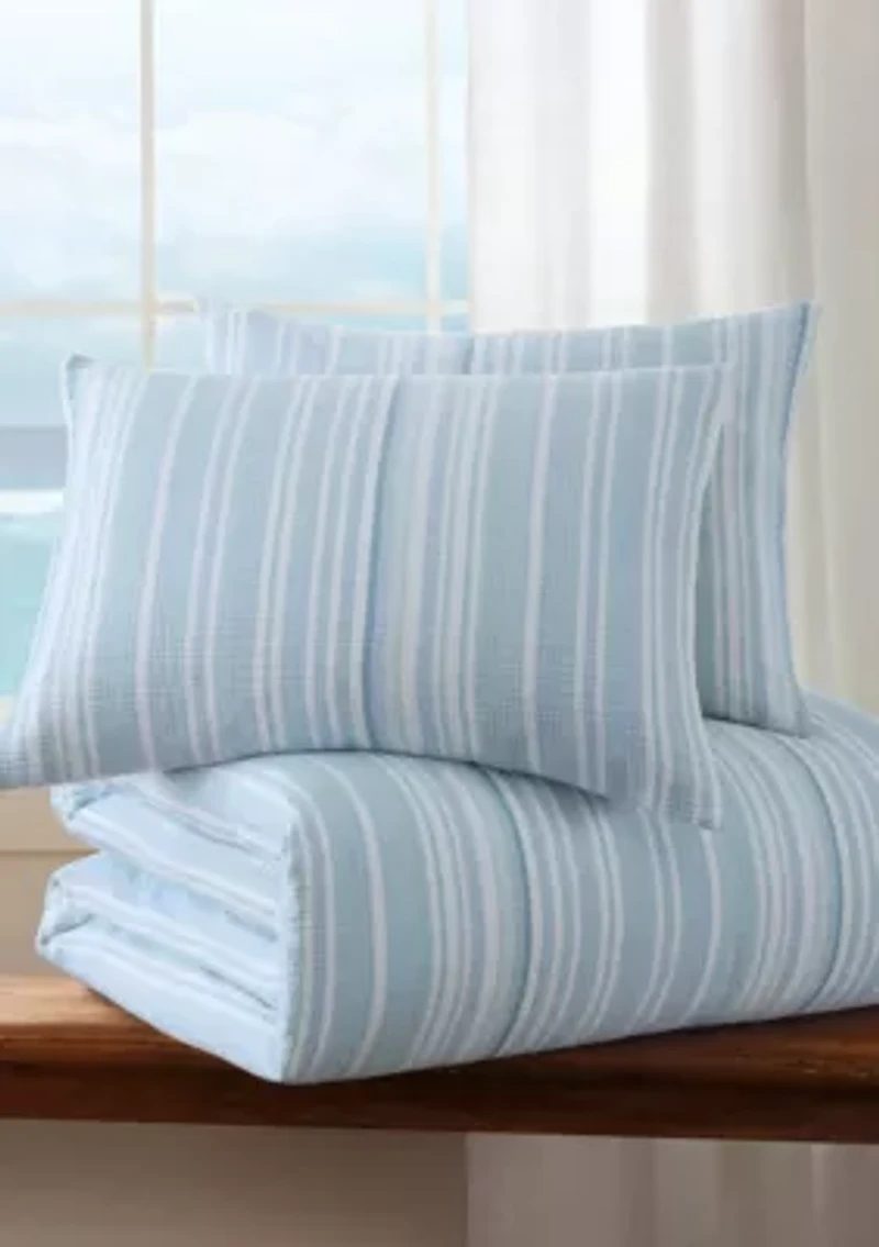 Boracay Stripe Muslin Comforter Set