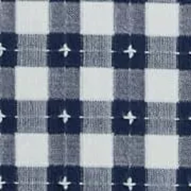 Camden Gingham Stitch Euro Sham Set of 2 Unquilted