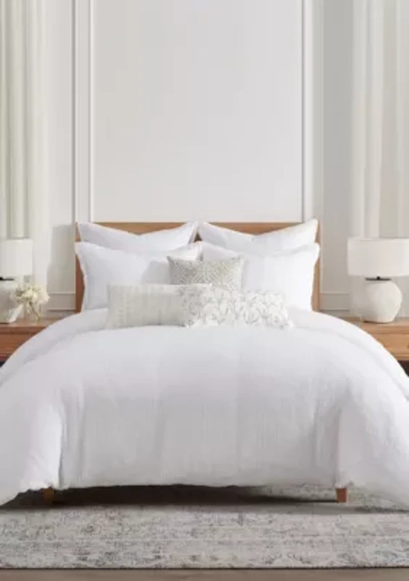 Cotton Tencel Matelasse Comforter Set