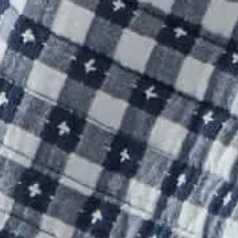 Camden Gingham Stitch Quilted Throw