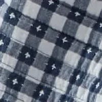 Camden Gingham Stitch Quilted Throw