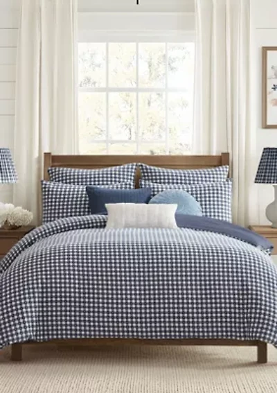 Camden Gingham Stitch Duvet Set