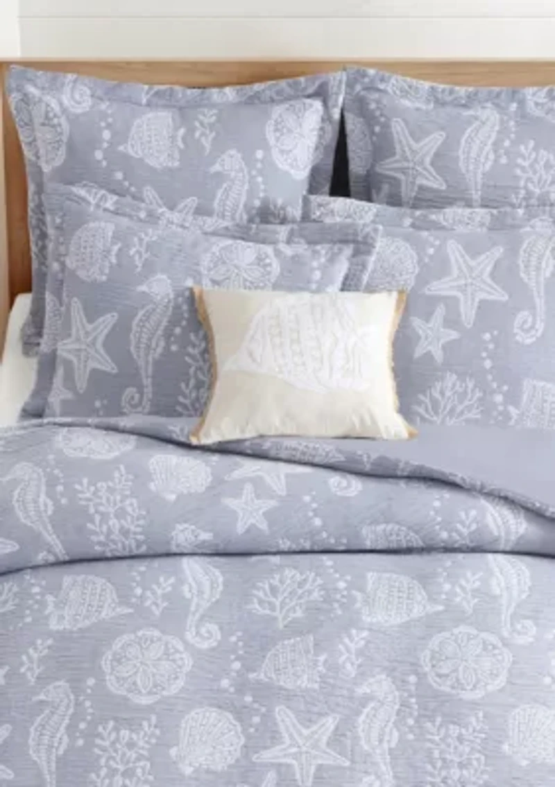 Seaside Charm Euro Sham set of 2