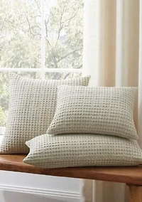 Mills Waffle Pillow